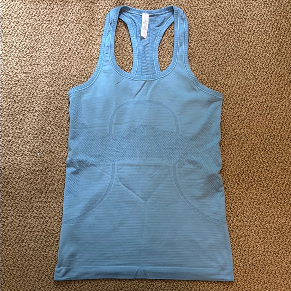 Lululemon Swiftly womans Blue Tank Top